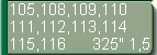 F�r Dolmar 105, 108, 109, 110, 111, 112, 113, 114, 115, 116 (325-1,5)