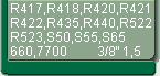 F�r Partner R417, R418, R420, R421, R422, R440, R522, R523, S50, S55, S65, 660, 7700 ( 3/8-1,5 )