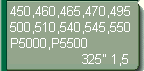 F�r Partner 450, 460, 465, 470, 495, 500, 510, 540, 545, 550, P5000, P5500(325-1,5)