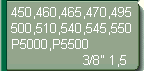 F�r Partner 450, 460, 465, 470, 495, 500, 510, 540, 545, 550, P5000, P5500(3/8-1,5)