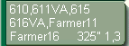 F�r Solo 610, 611VA, 615, 616VA, Farmer 11/16  (325-1,3)