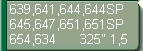 F�r Solo 639, 641, 644, 644SP, 645, 647, 651, 651SP, 654 (325-1,5)